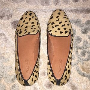 Madewell Leopard print loafers